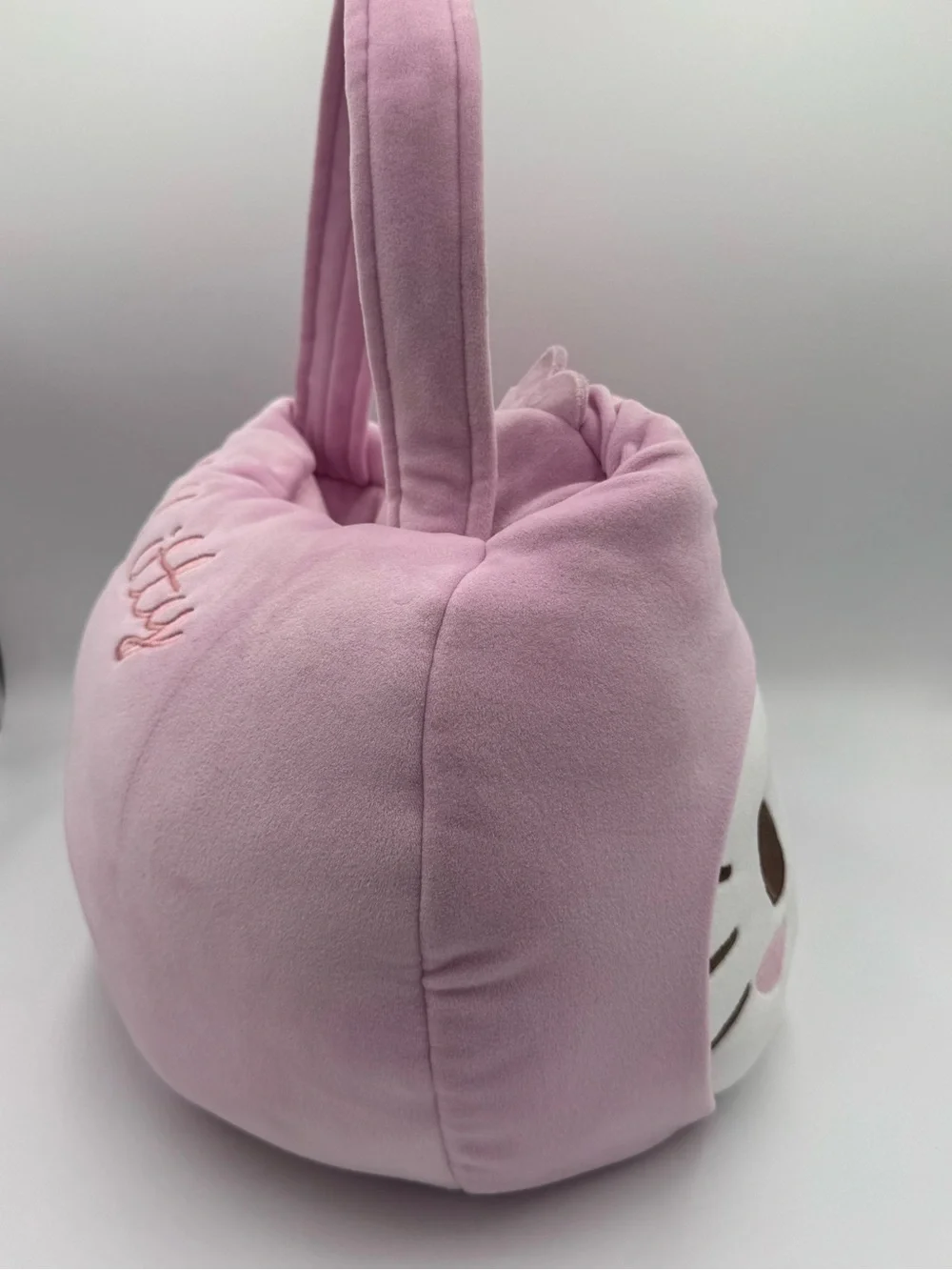 Hello Kitty & Friends Pink Plush Top-Handle Bag with Bow NWT